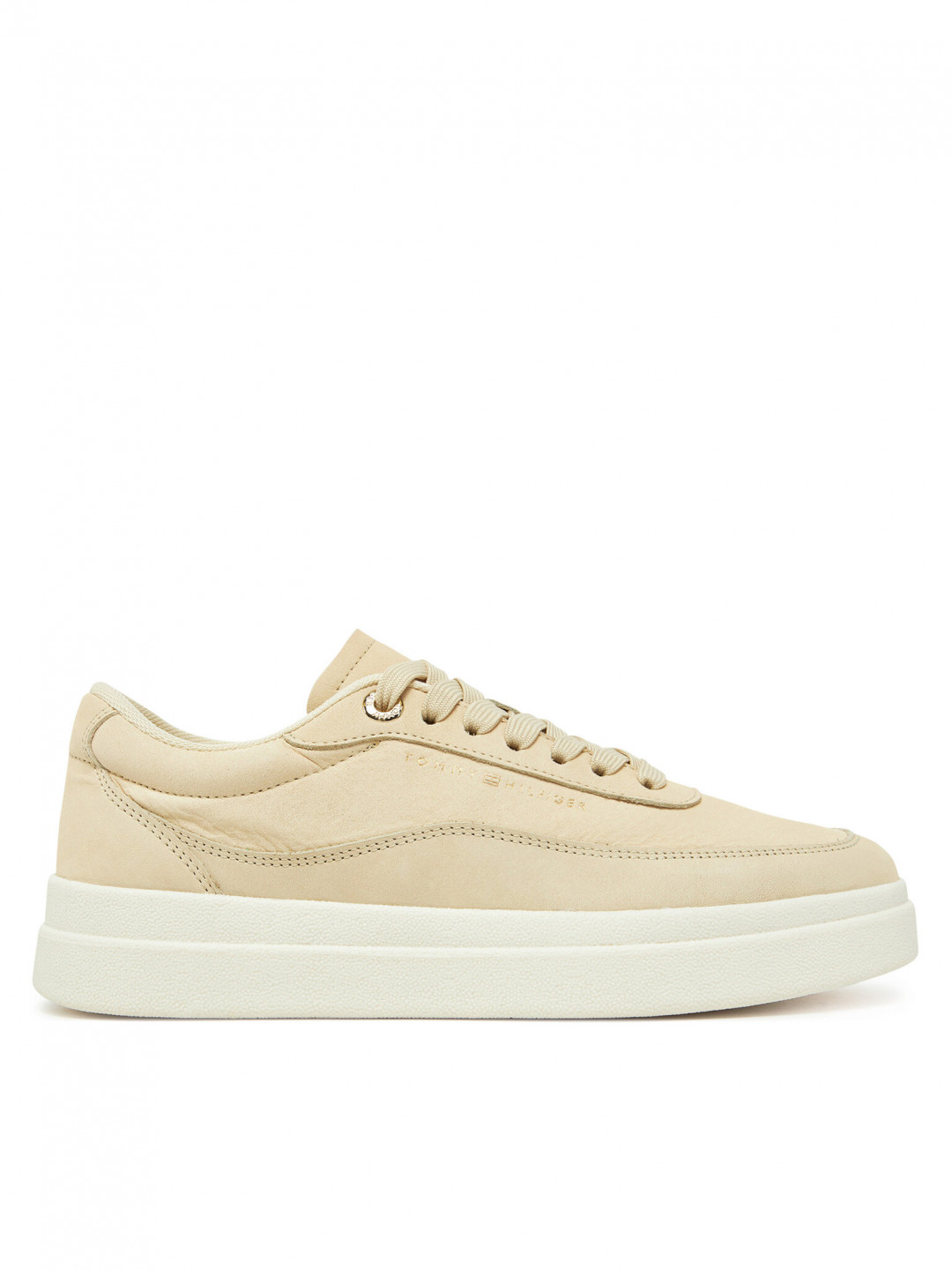 Tommy Hilfiger Sneakersy Modern Court Sneaker Nubuck FW0FW08462 Béžová